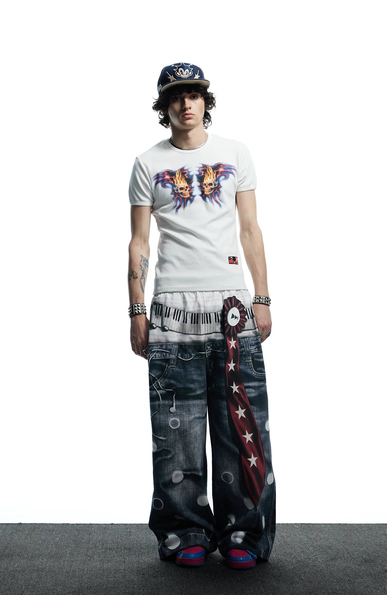 DND4DES Playful Print Baggy Trousers