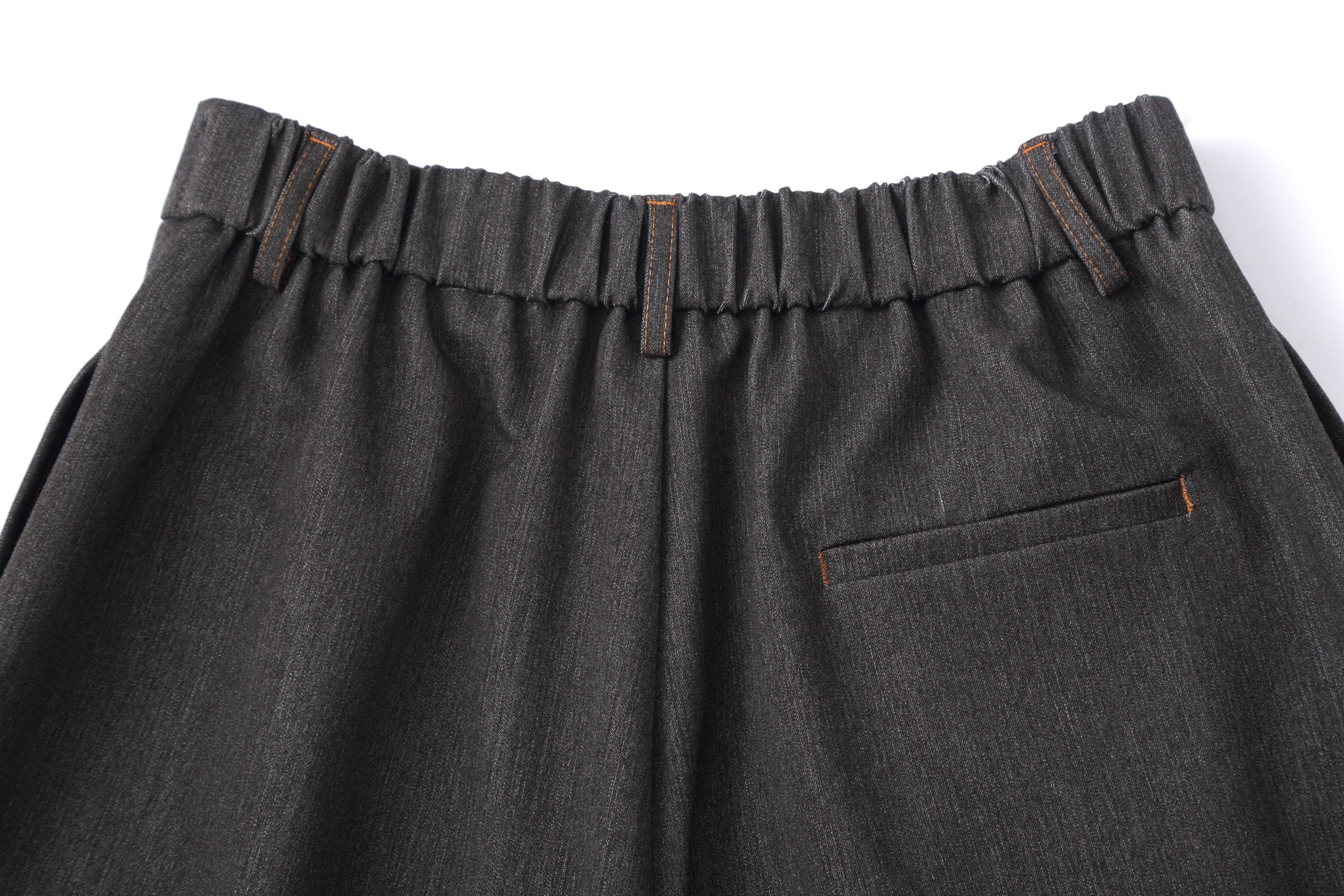 CLP Stitched Pleated Denim Pants