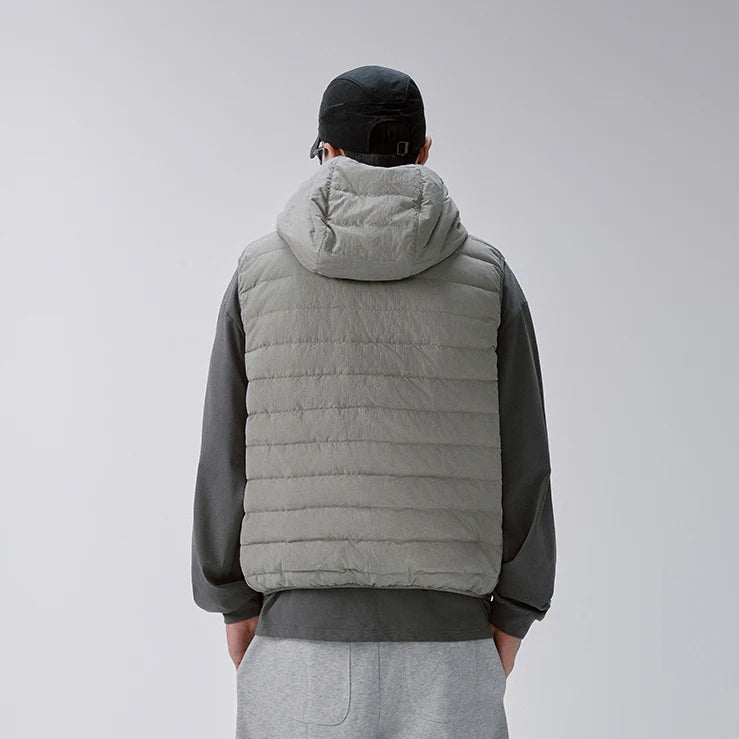 F2CE Structured Puffer Down Hooded Vest