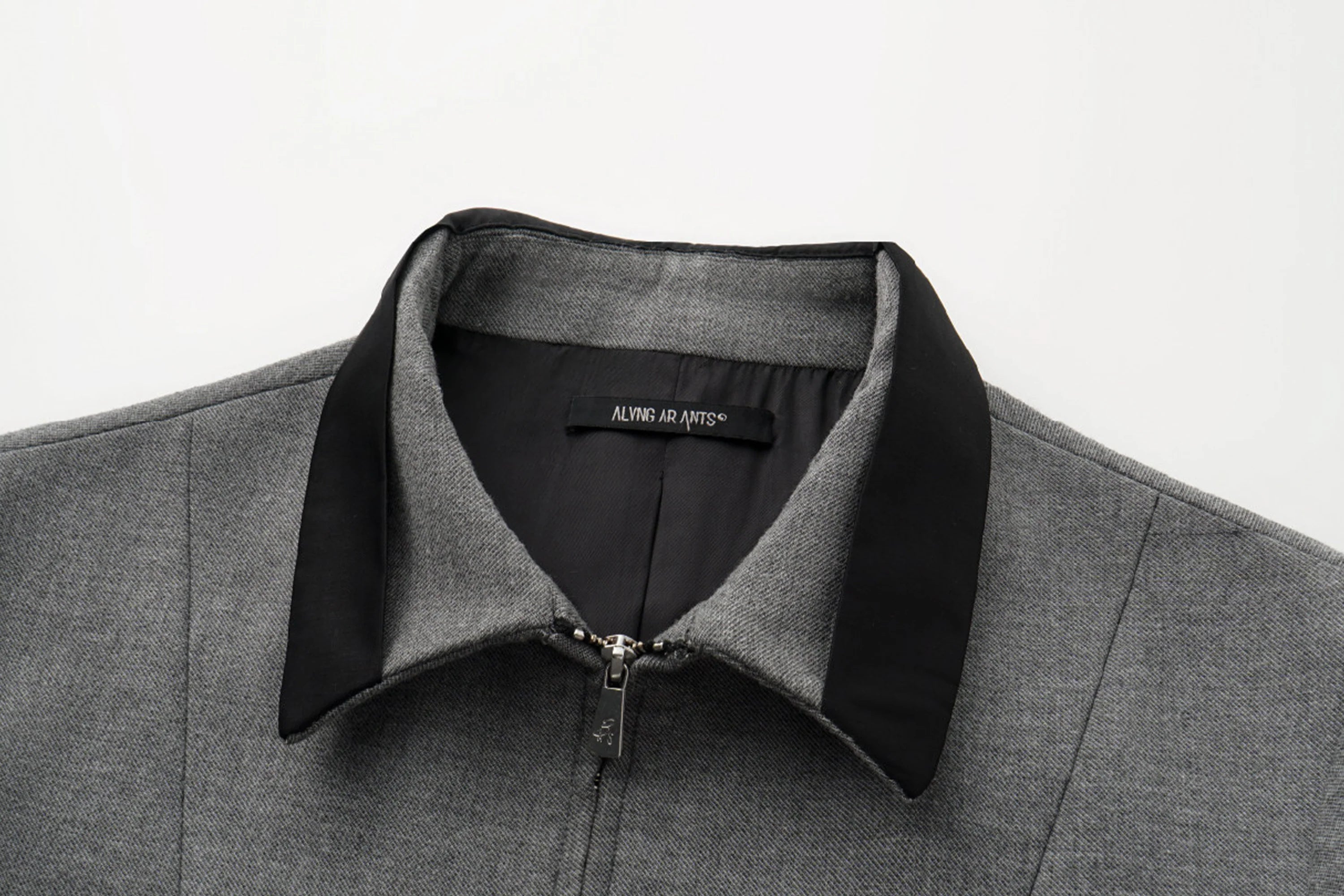 ALVNG AR ANTS Essential Contrast Collar Wool-Blend Jacket