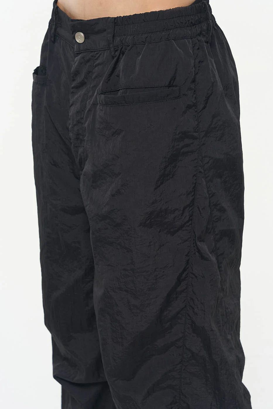 RELABEL Drawstring Pleated Wide-Leg Pants
