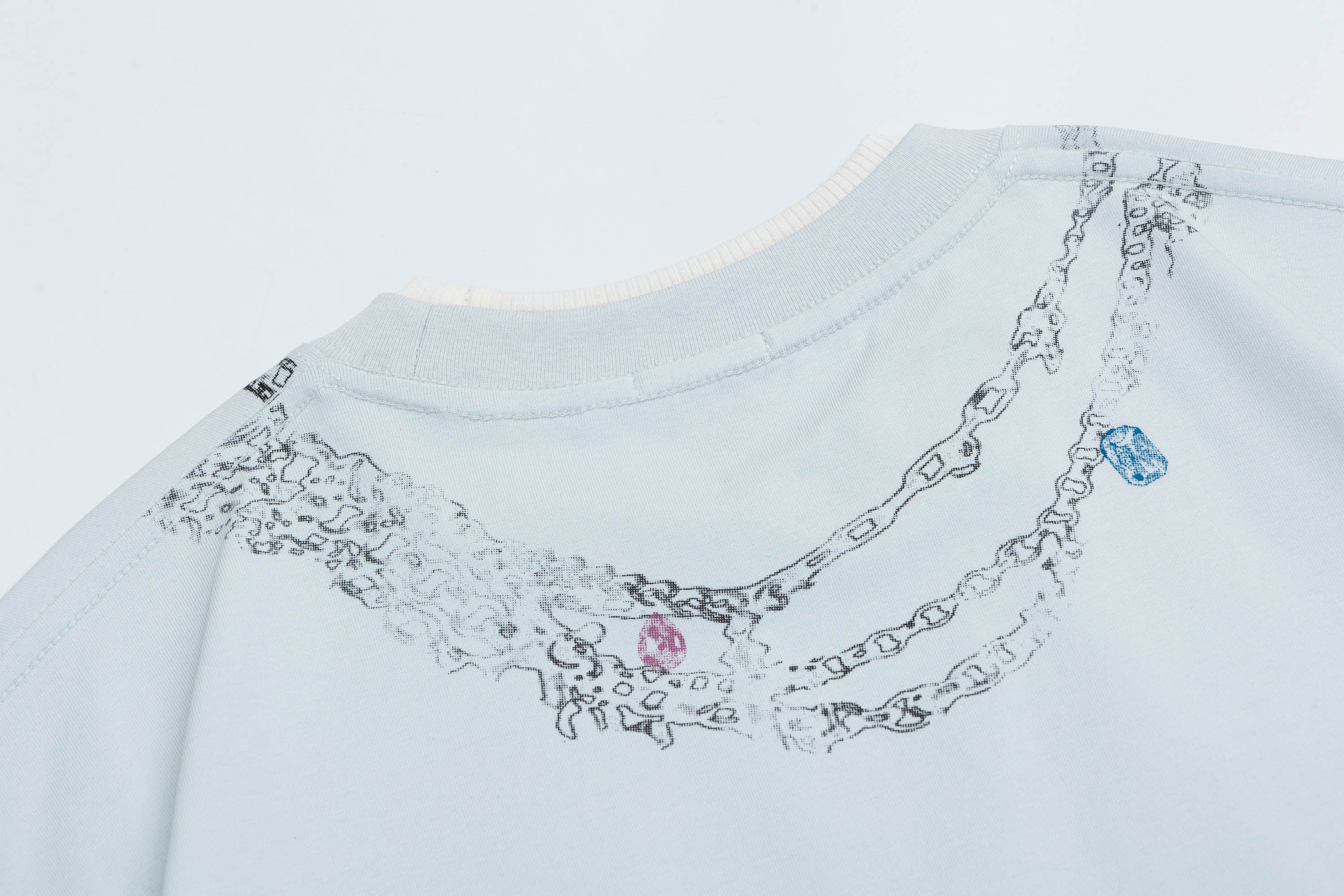 OVDY Chain Graphic Layered Sorona T-Shirt