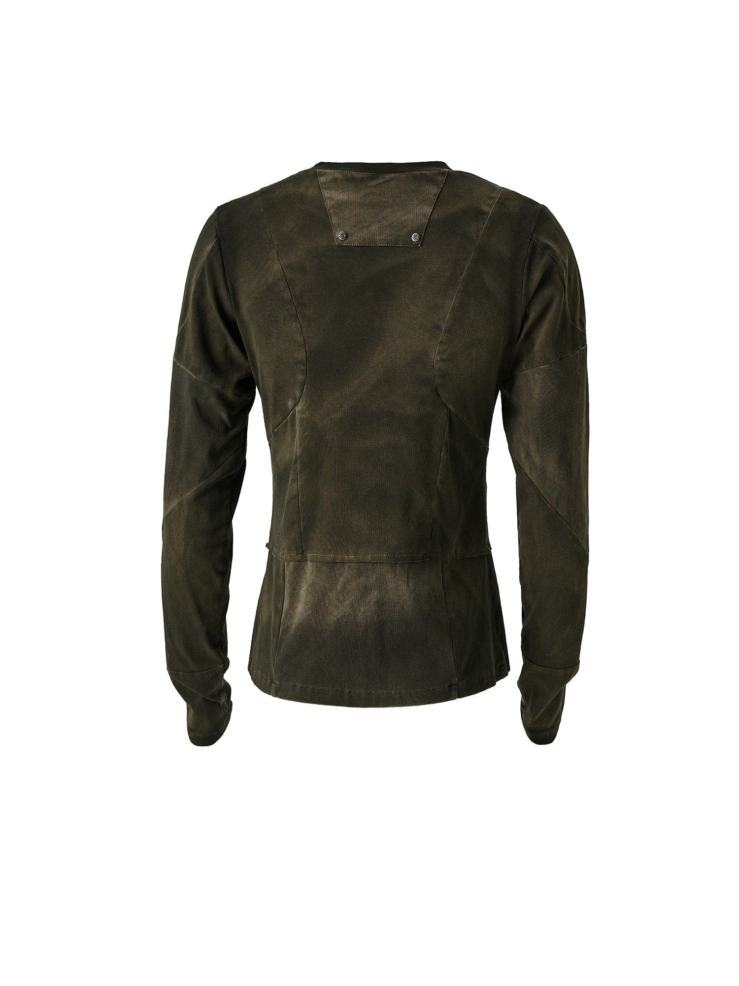 FLYERRER Washed Panelled Slim-Fit Long-Sleeve Tee