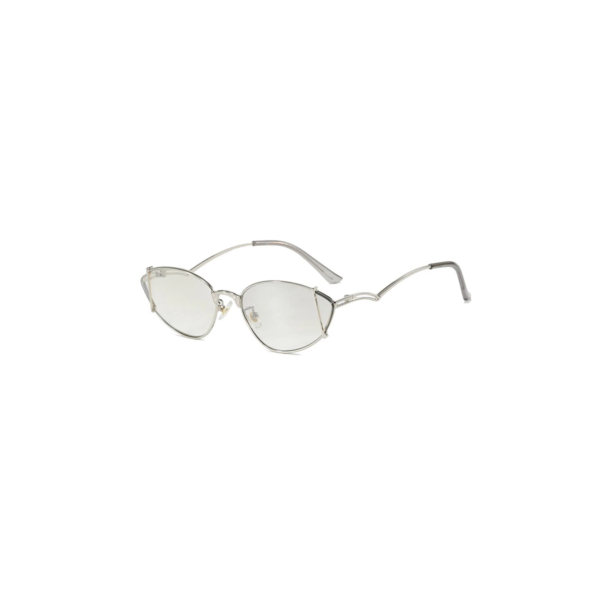 DAMAGE ASIA Cat-Eye Wireframe Sunglasses