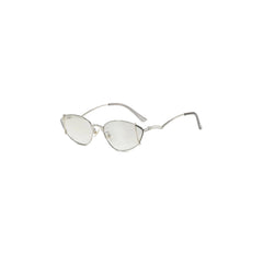 DAMAGE ASIA Cat-Eye Wireframe Sunglasses