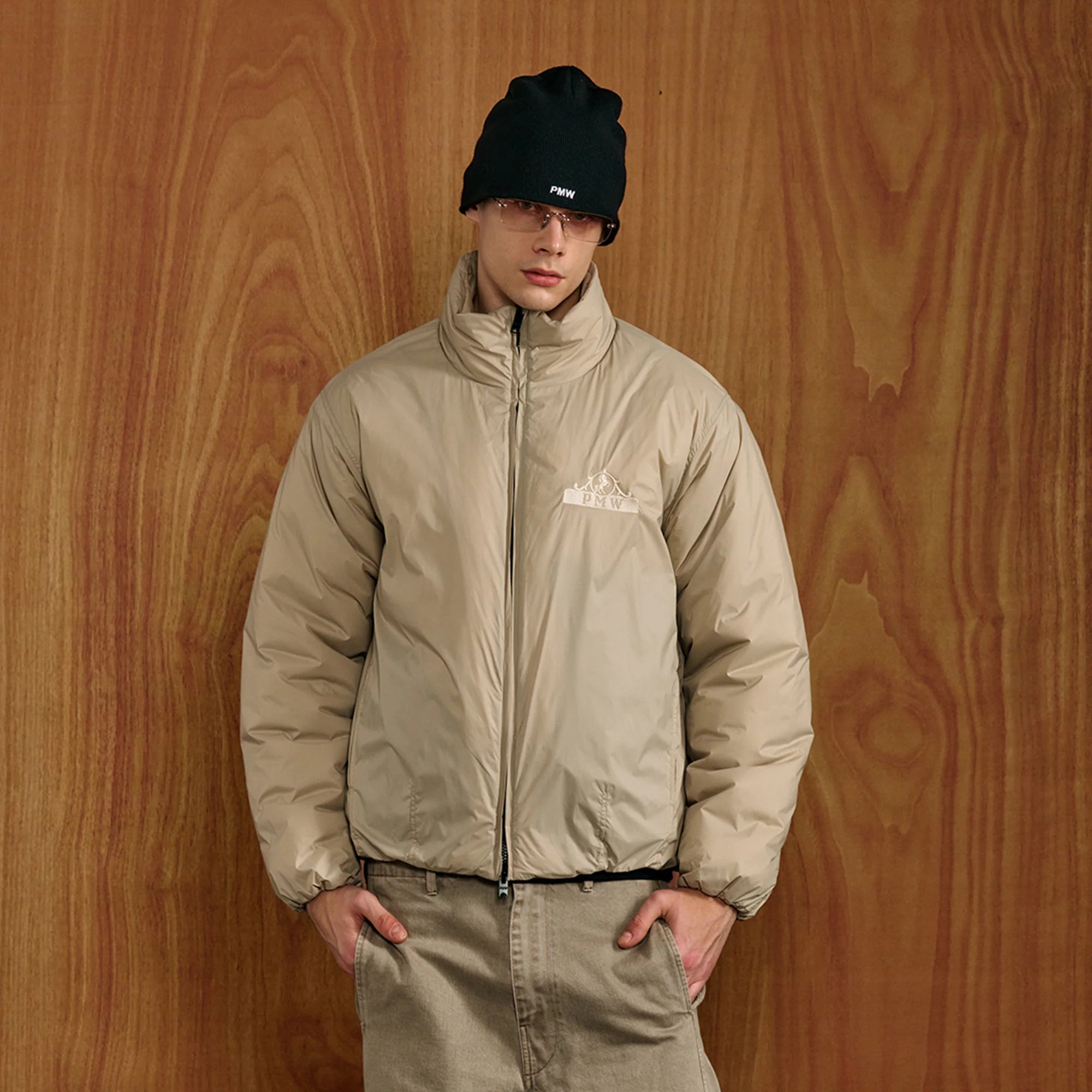 PMW Embroidered LOGO Waterproof Padded Jacket