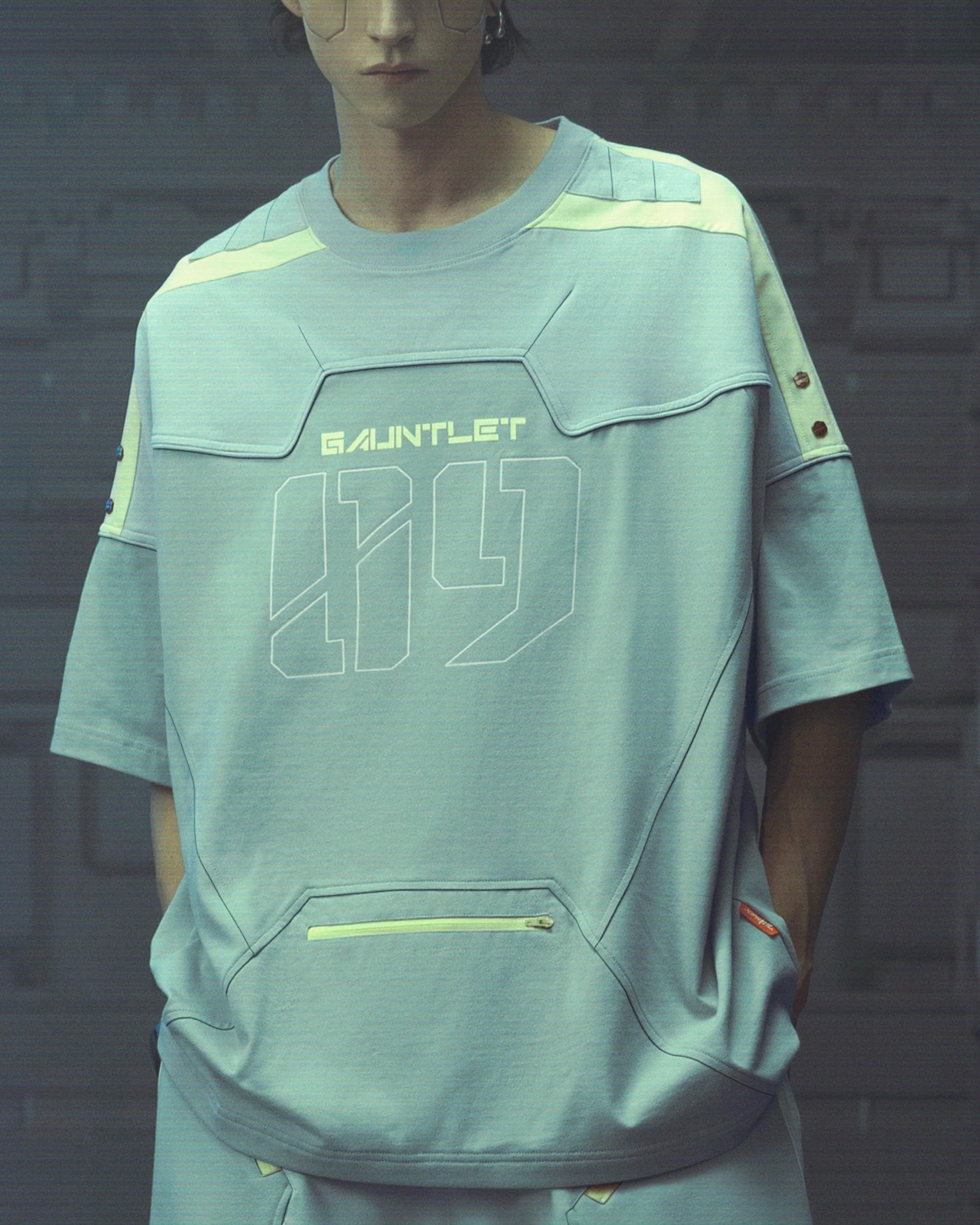 XIPHEVIL Modern Deconstructed Rivet Jersey Sliver