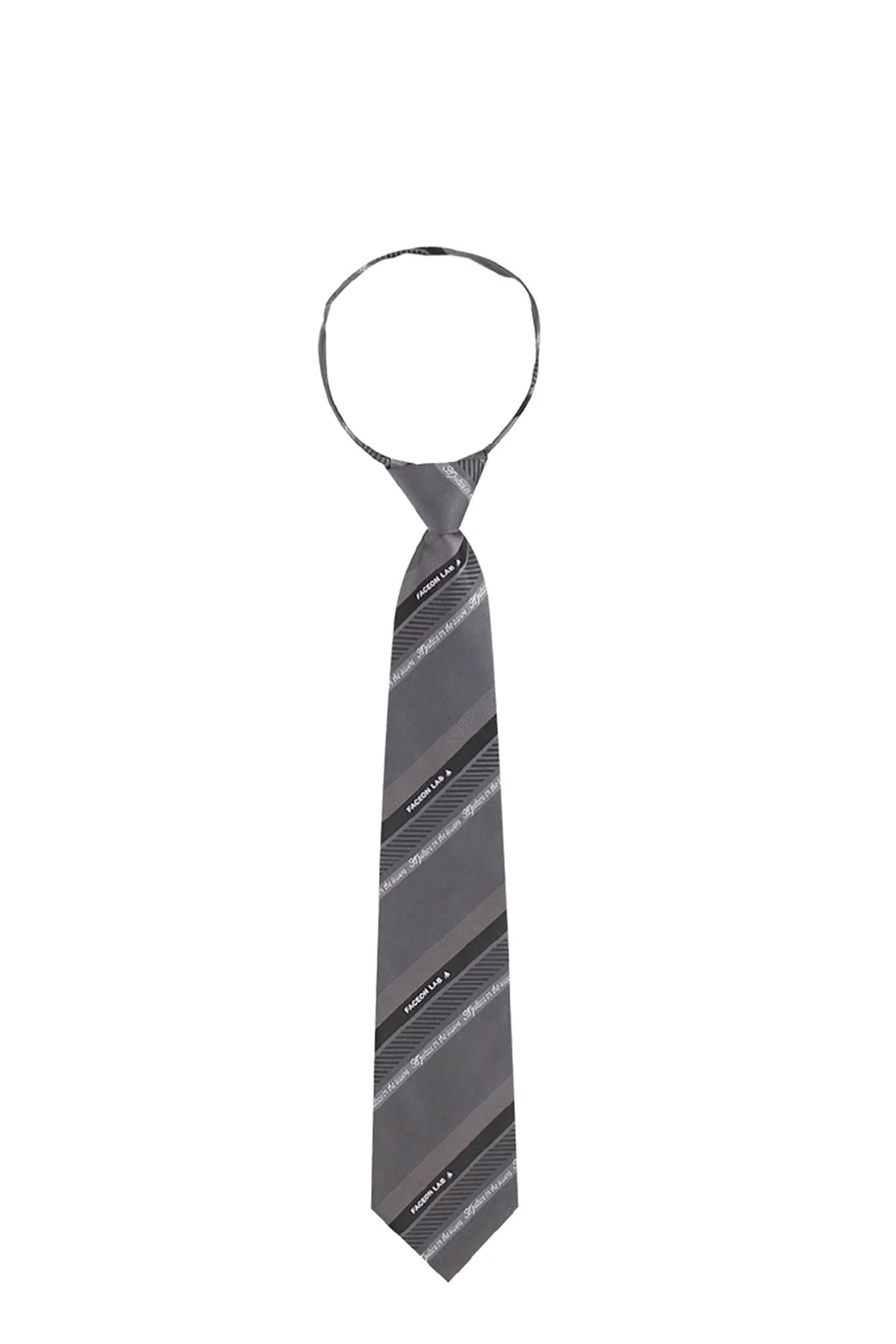 FACEONLAB Slanted Striped Zip Tie