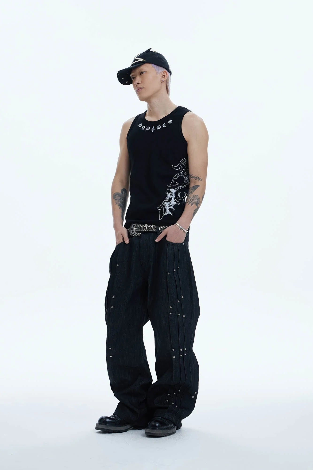 DND4DES Cross Graphic Tank Top