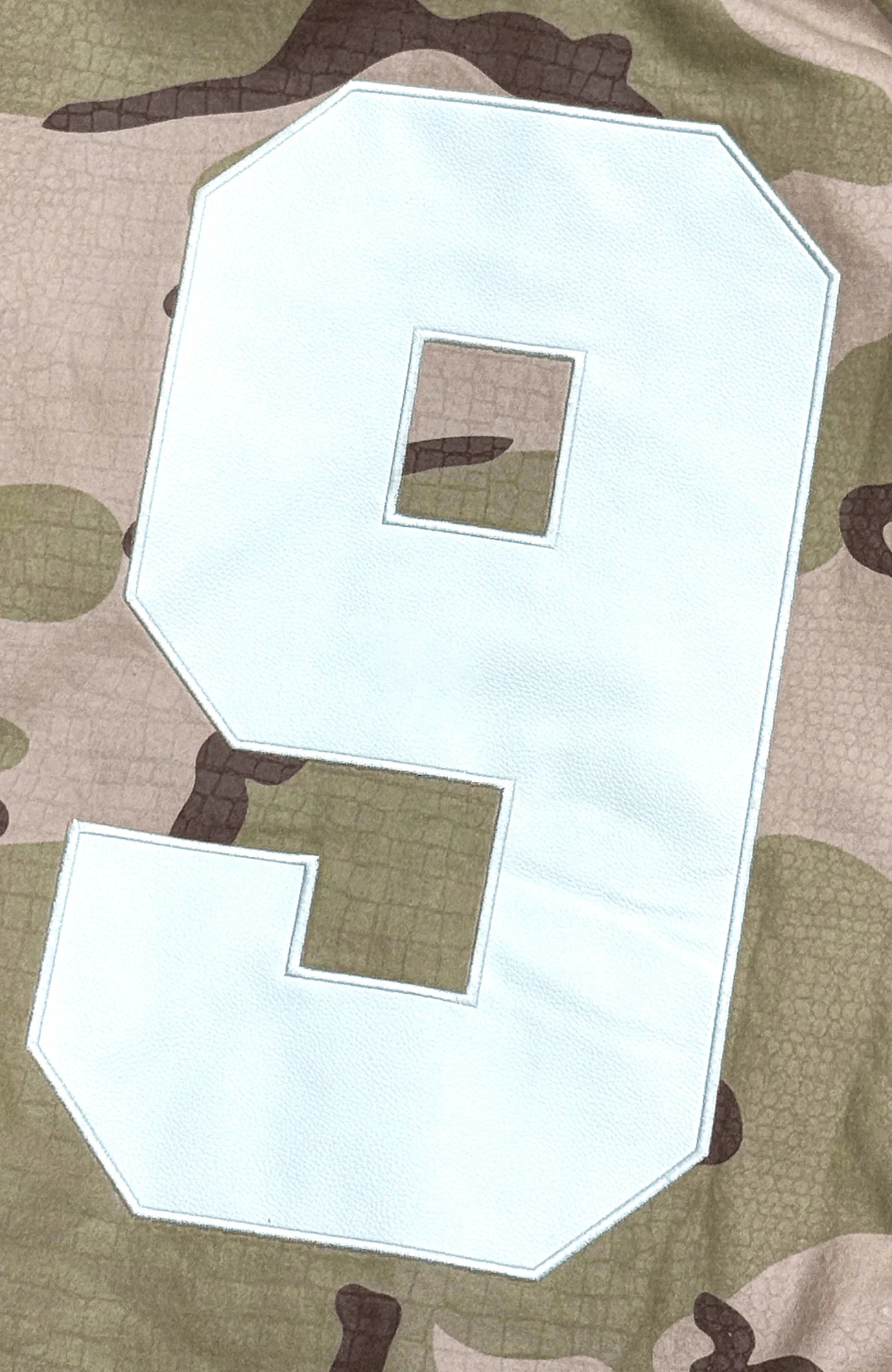 TECNINEGROUP Camo Waxed Faux Fur Hooded Jacket