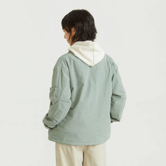 ONADAILYBASIS Reversible Utility & Herringbone Wool-Blend Jacket
