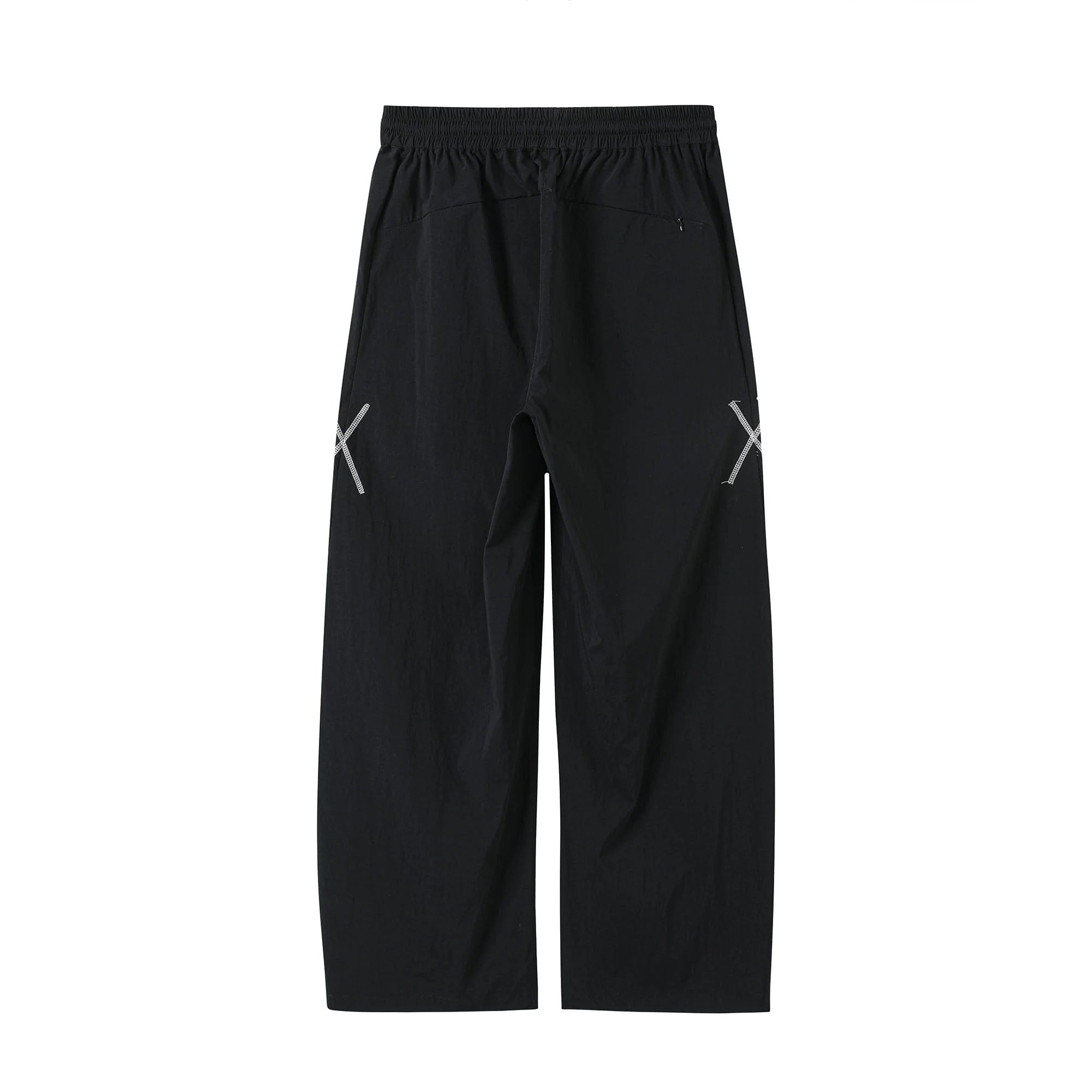DONSMOKE Contrast Cross Stitch Quick-Dry Pants