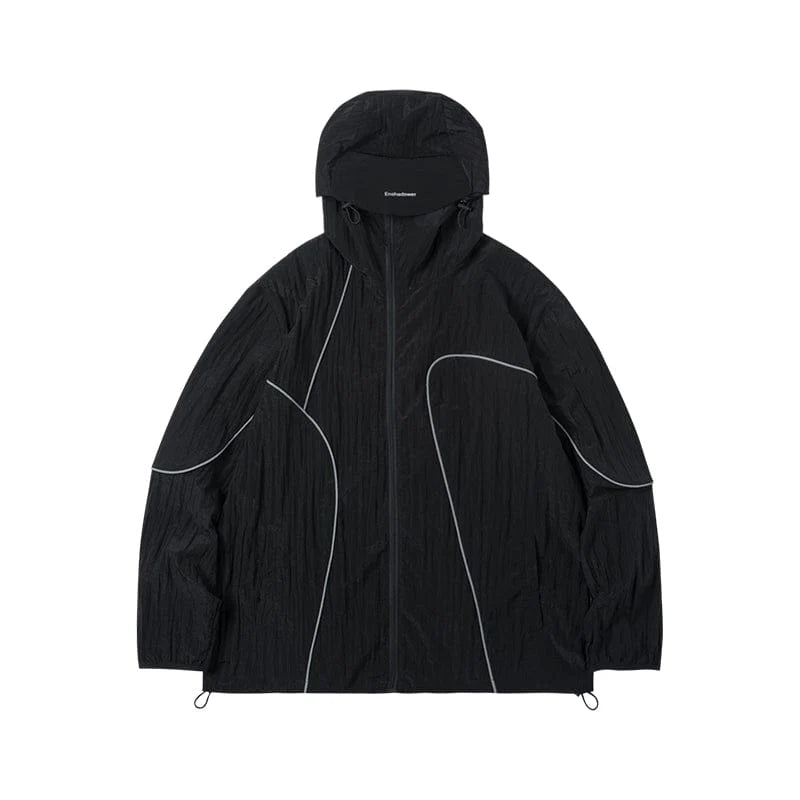 ENSHADOWER Reflective Stripes UV-Protection Crinkled Jacket