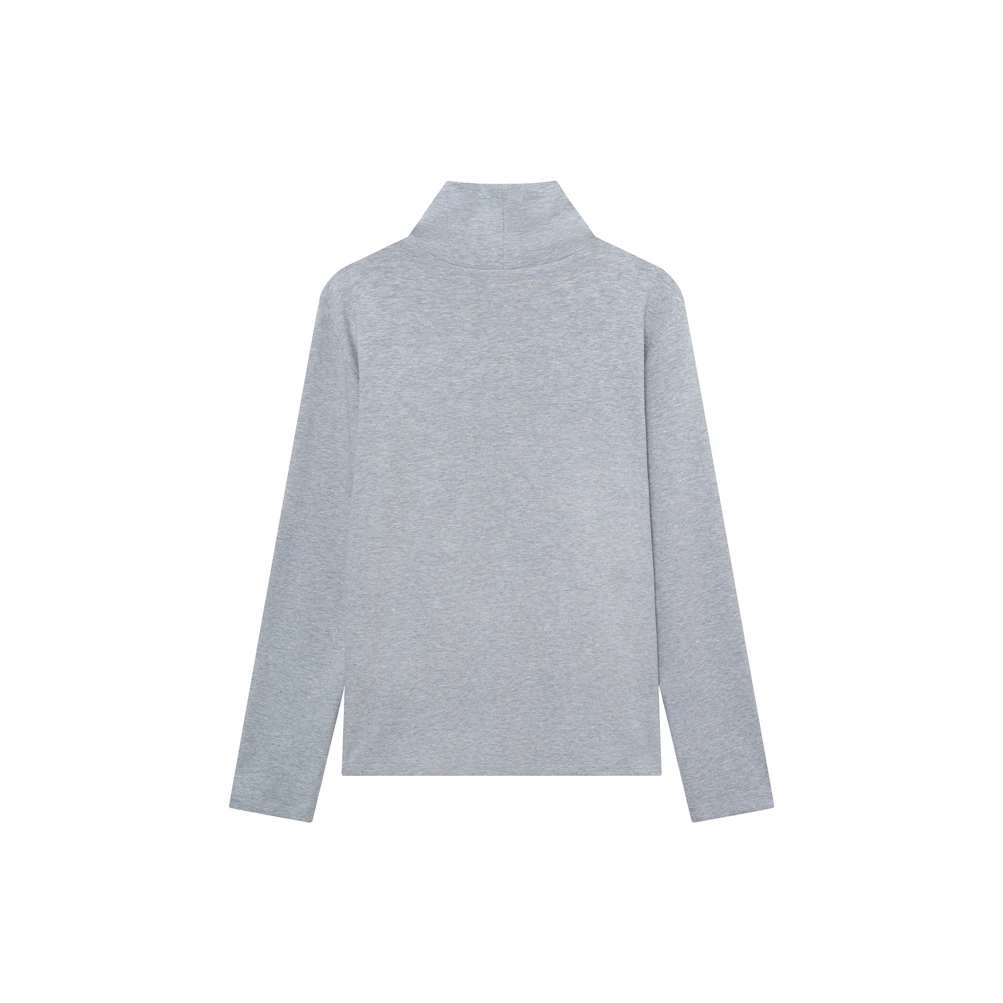 OUYANG WENJUN Stripes-Tie Graphic Turtleneck Long-Sleeve Tee