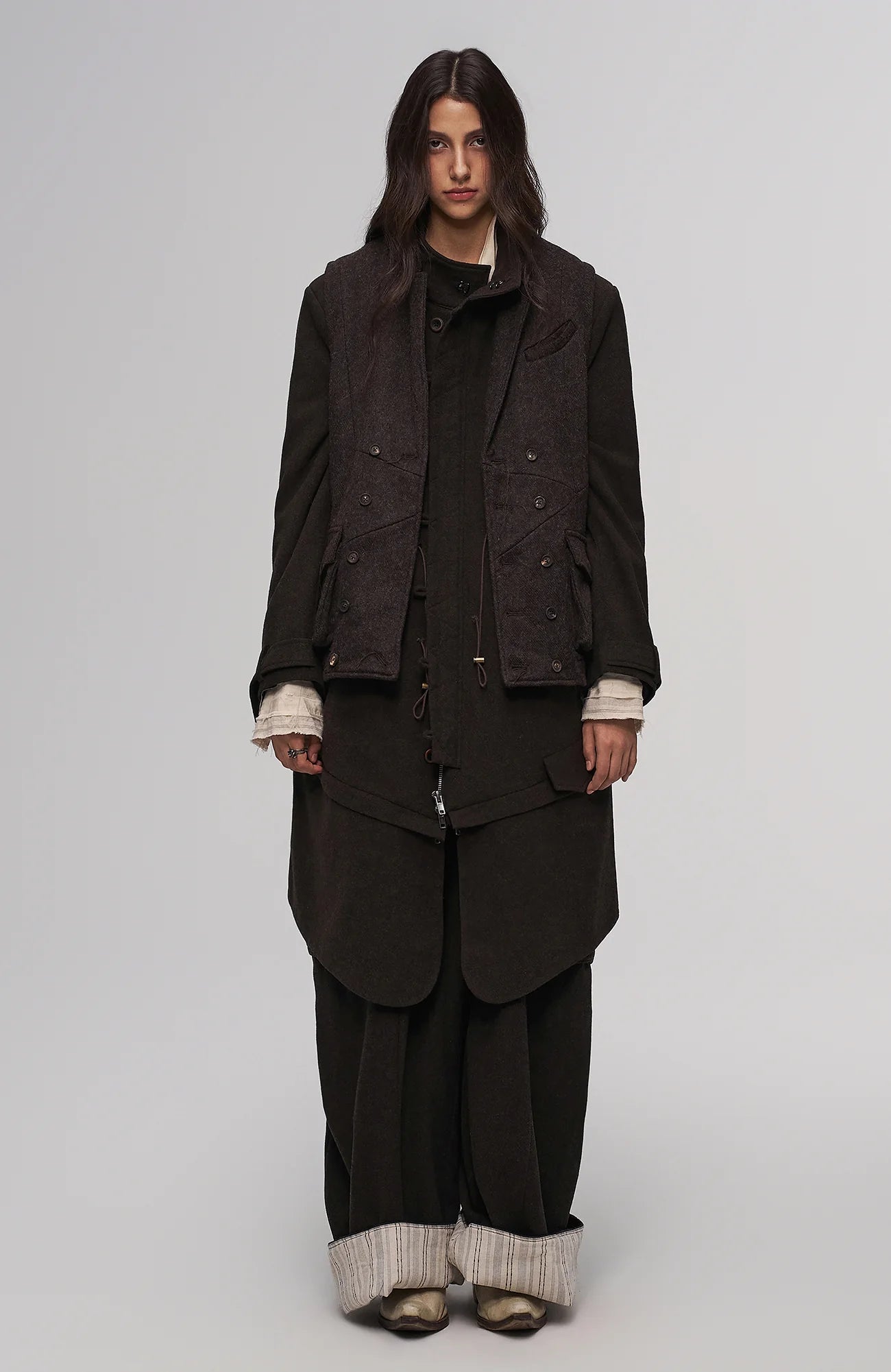 ILNya Nieternite Nifutur Detachable Down-Lined Wool-Blend Modular Parka