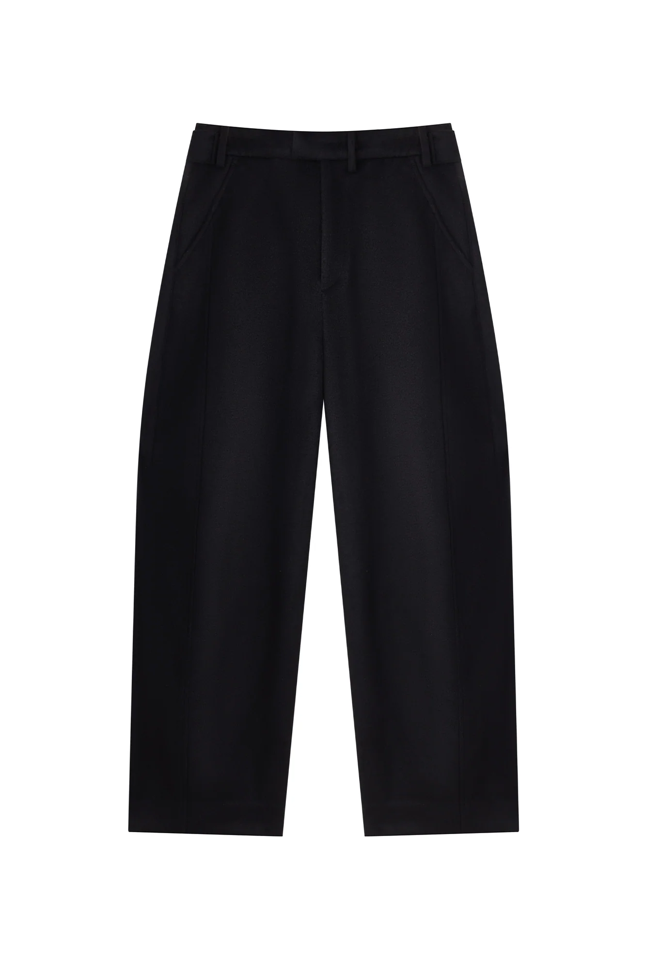 OPICLOTH Essential Wool-Blend Barrel Pants