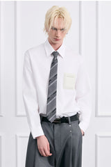 FACEONLAB Slanted Striped Zip Tie