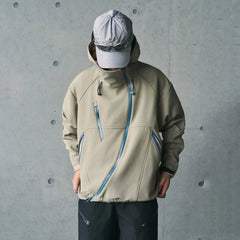 ENSHADOWER Deconstructed Asymmetrical Windbreaker