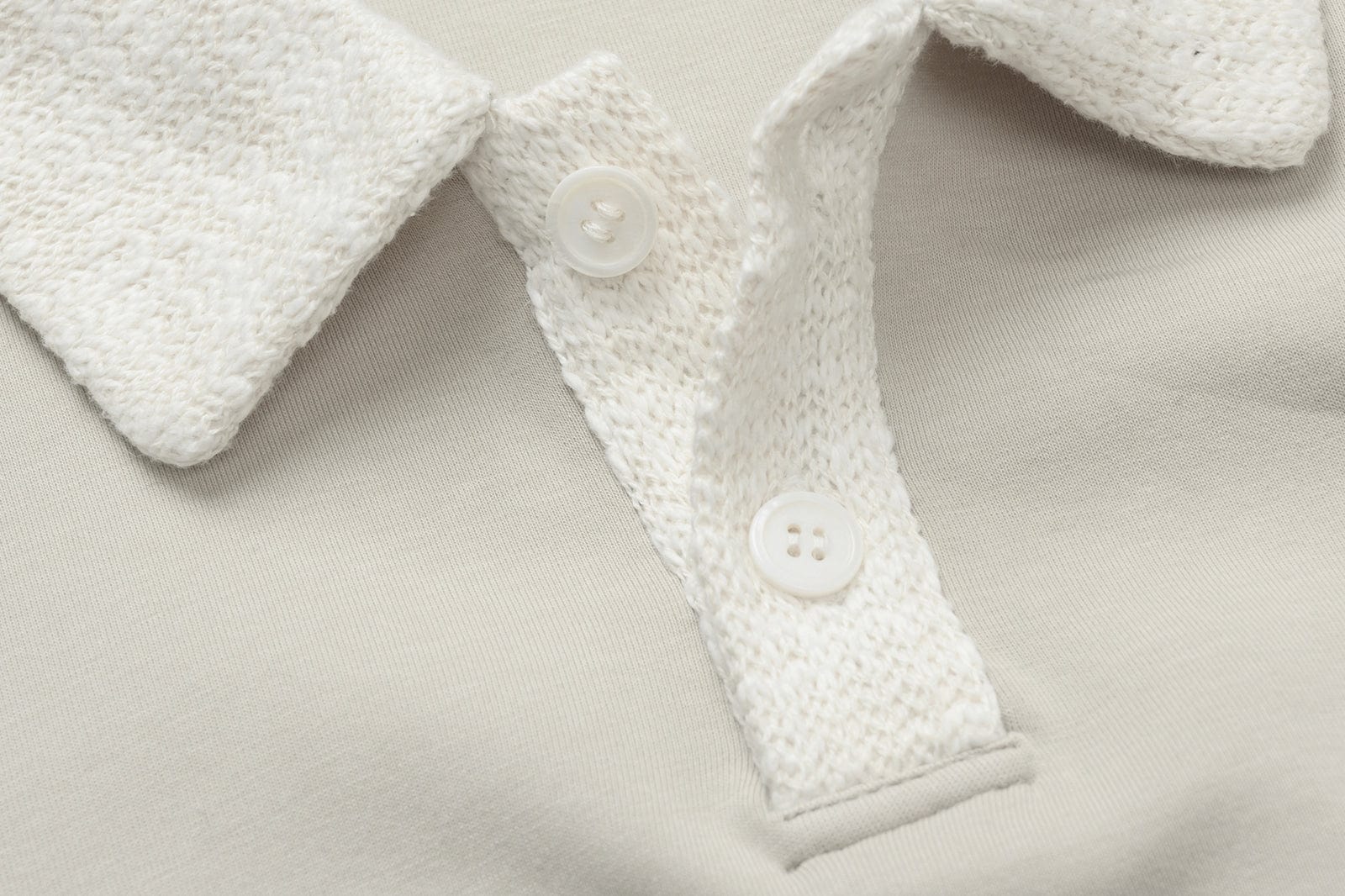 OKAYTHXBYE Flexweave Contrast Collar Sweatshirt