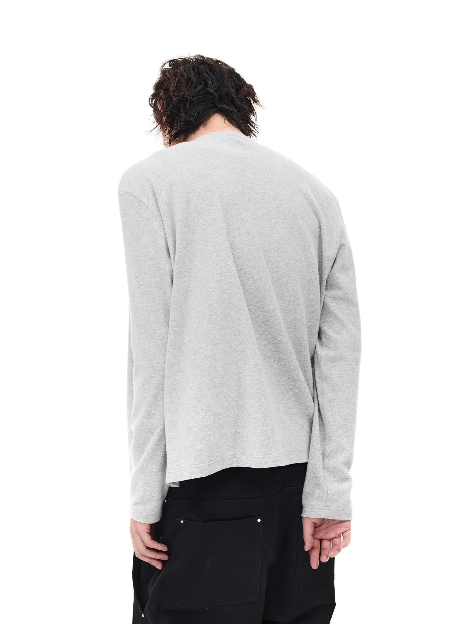 WHISTLEHUNTER Monogram Pin Wool-Blend Snap Cardigan