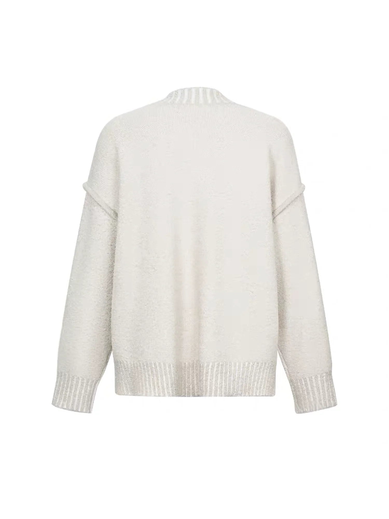TIWILLTANG Retro Oversized V-Neck Sweater