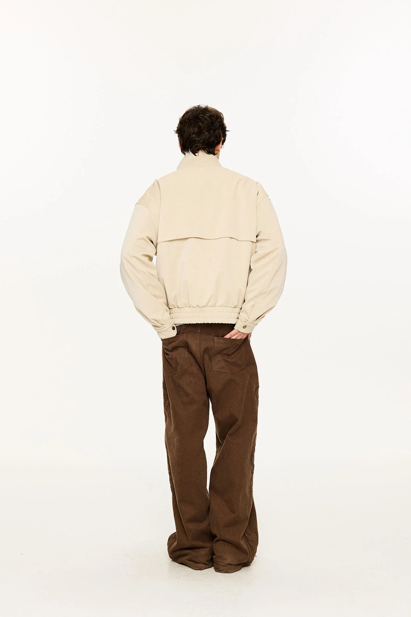 KREATE Faux Fur Lining PU Jacket