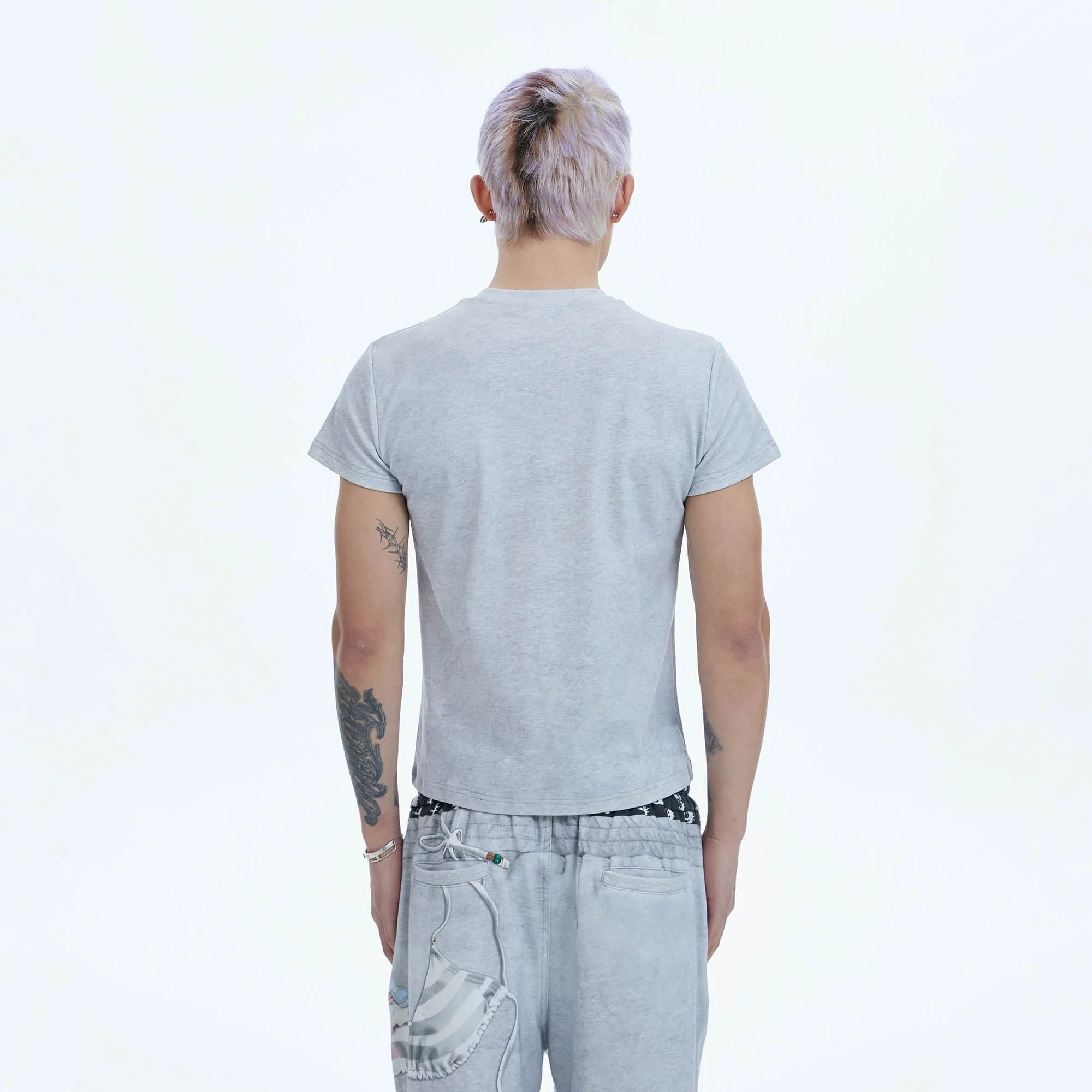 DND4DES Layered-Chain Graphic T-Shirt