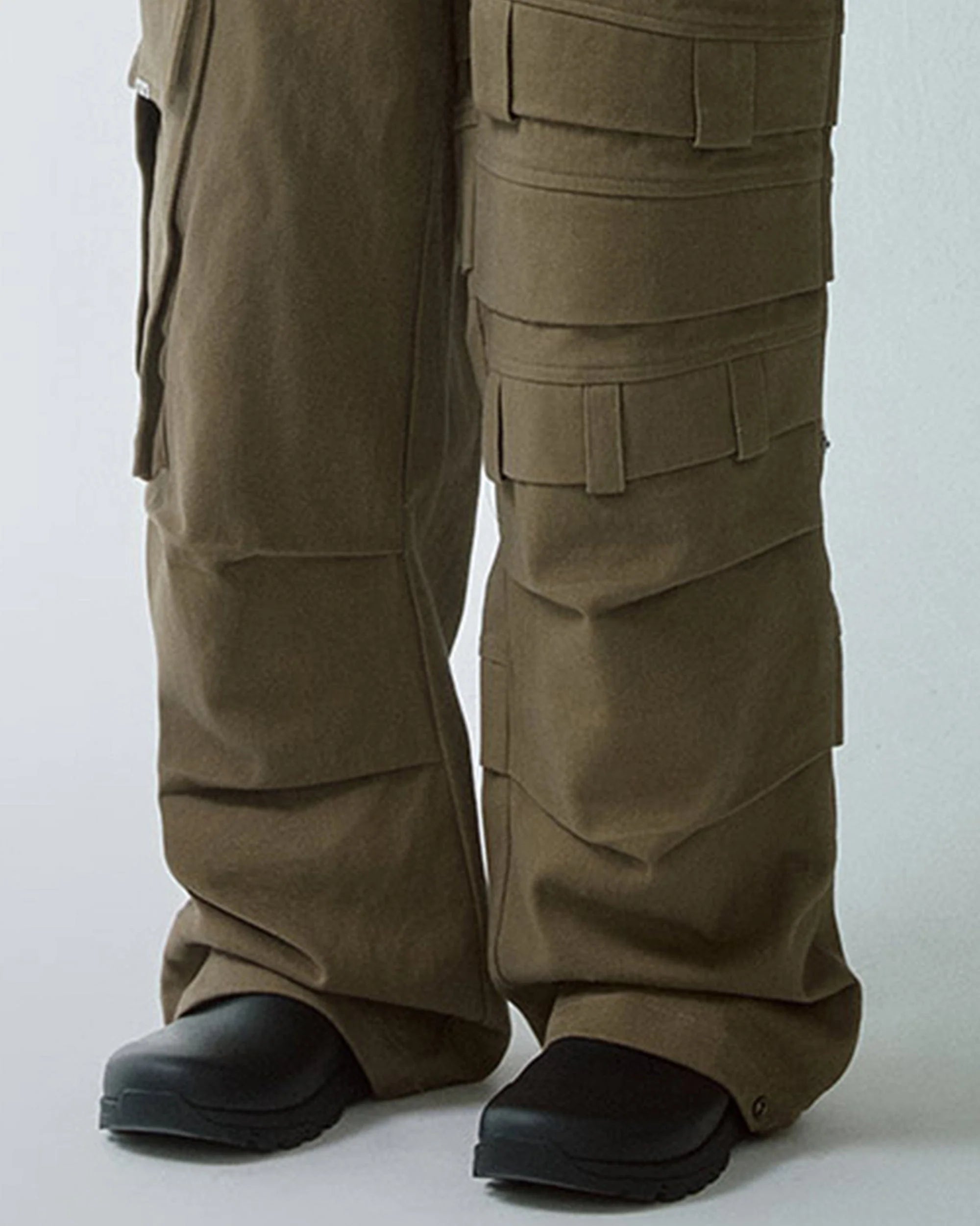 F2CE Asymmetrical Crinkled Cargo Pants
