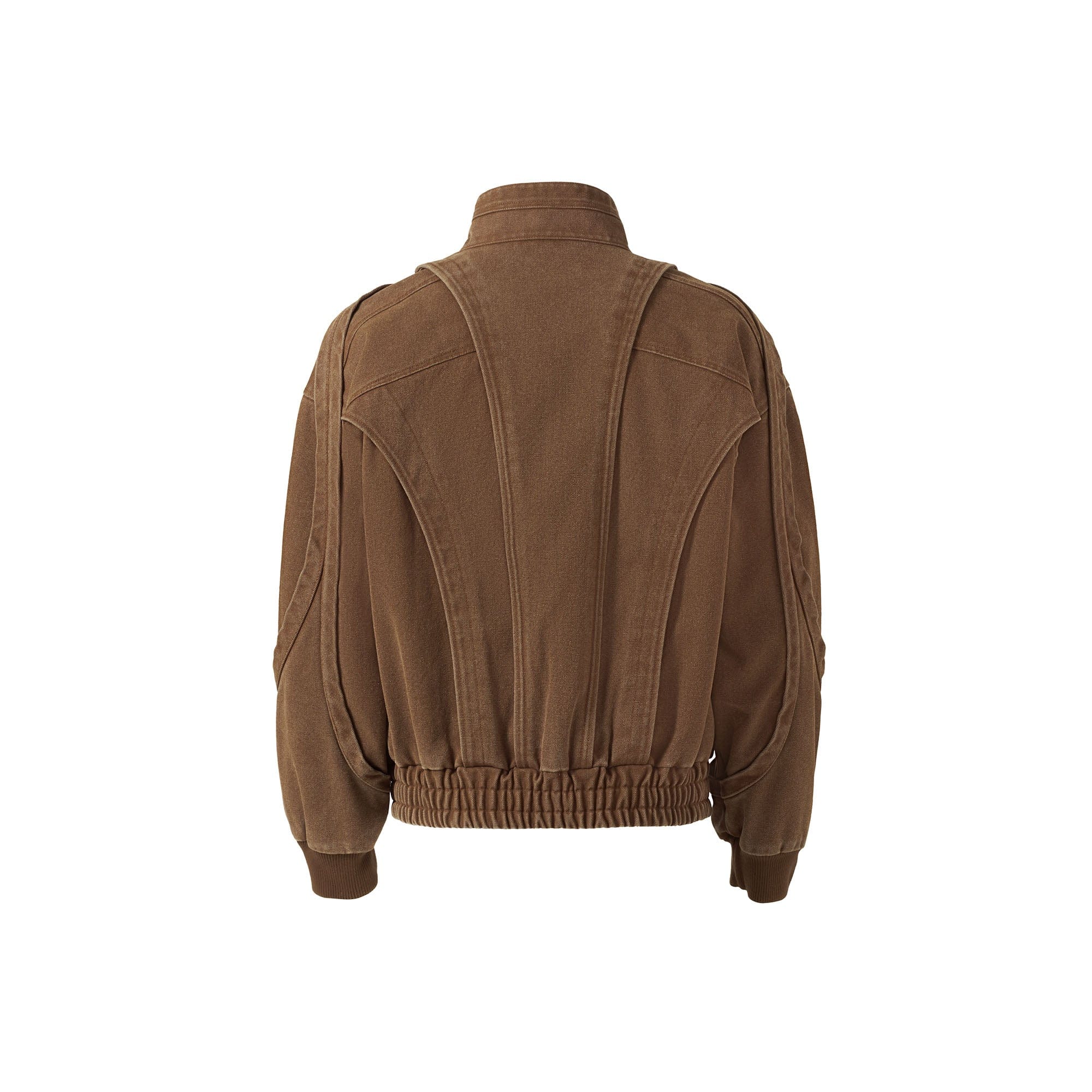 CATSSTAC Deconstructed Faded Wash Dual-Zipper Jacket