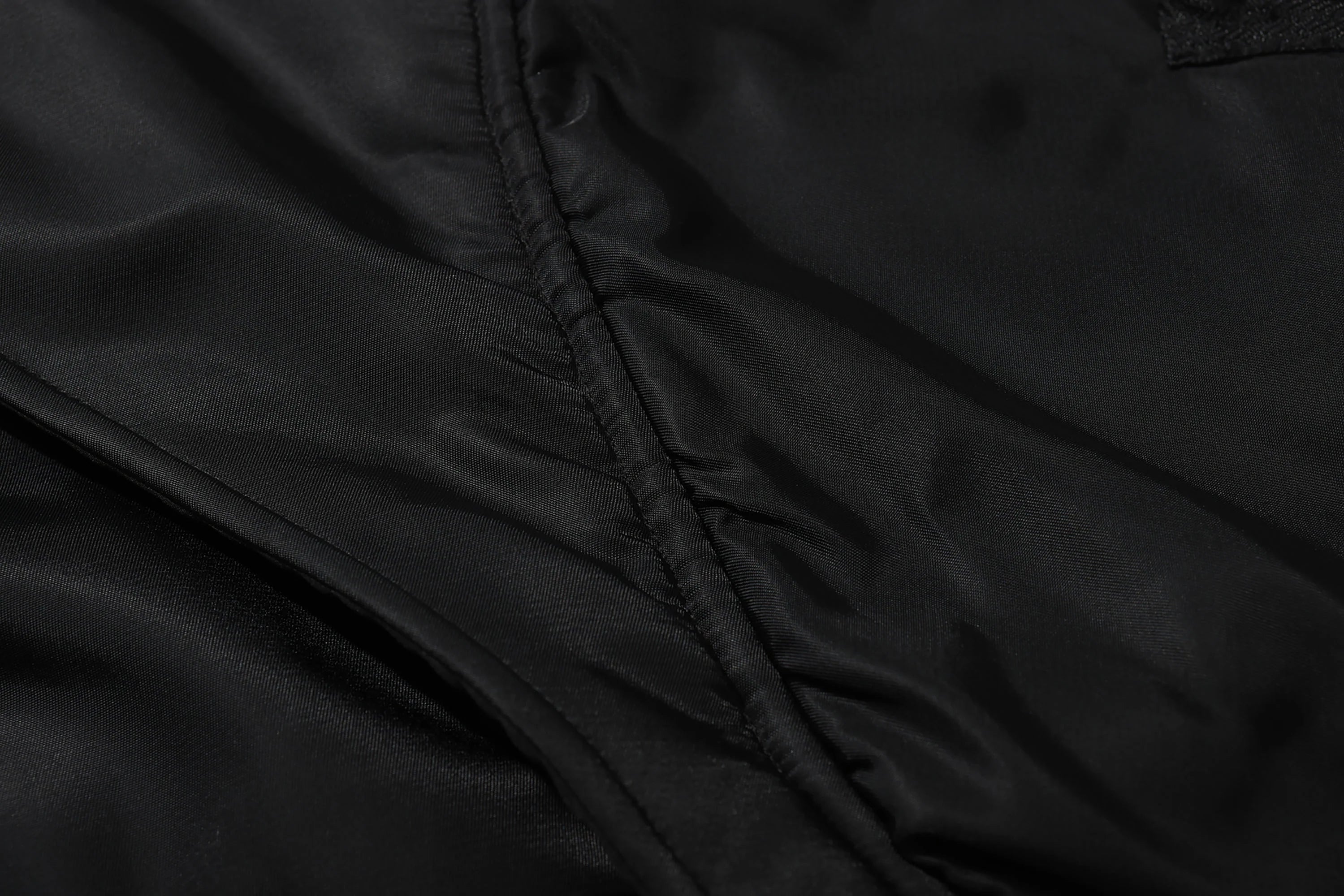 EGOFETCH Ruched Cropped Bomber Jacket