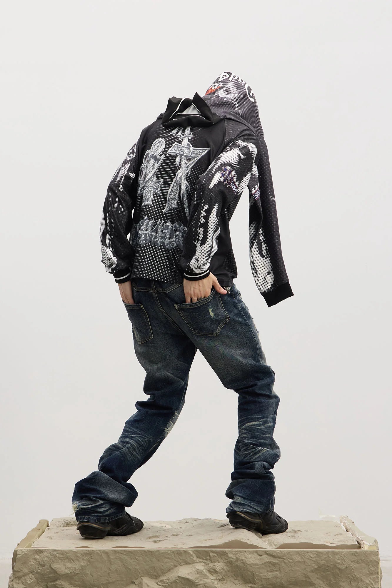DND4DES Dirty Fit Whiskered Stack Jeans