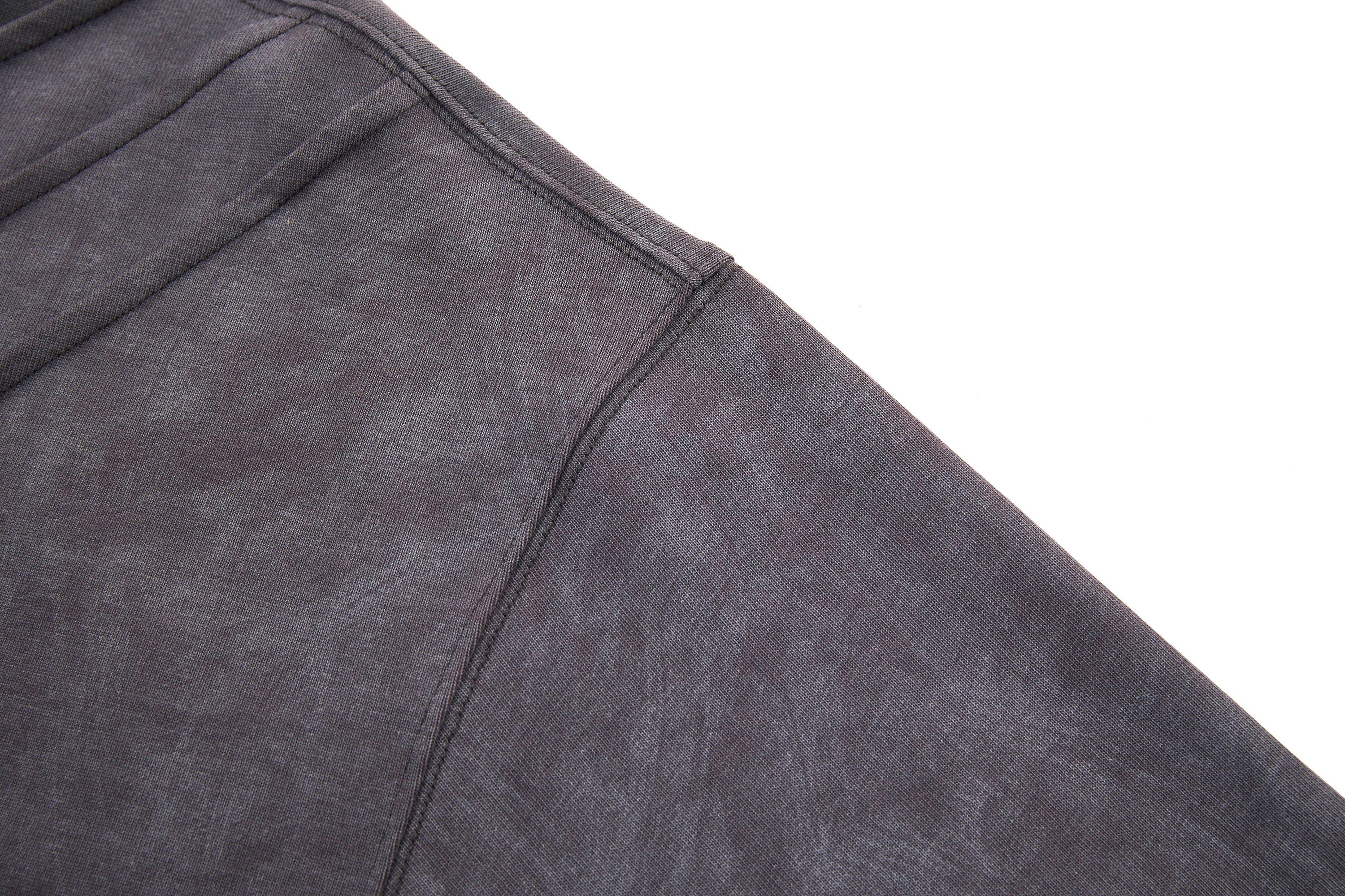 ORGANIC EMOTION Scratch Spliced Washed T-Shirt