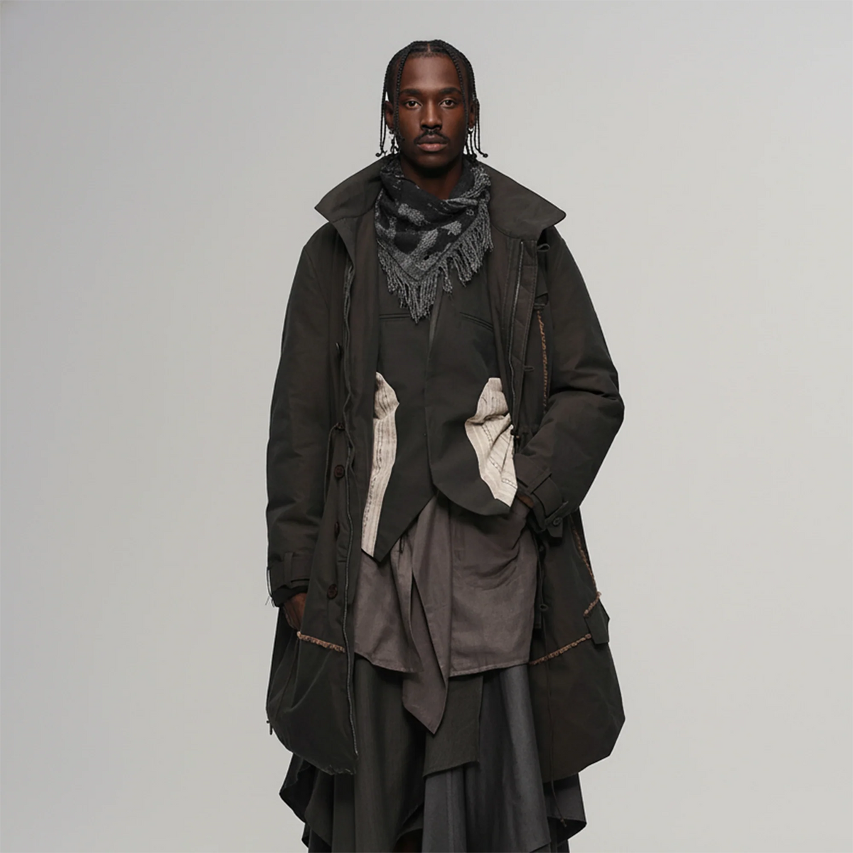 ILNya Nieternite Nifutur Asym Hem Drawcord Down Parka