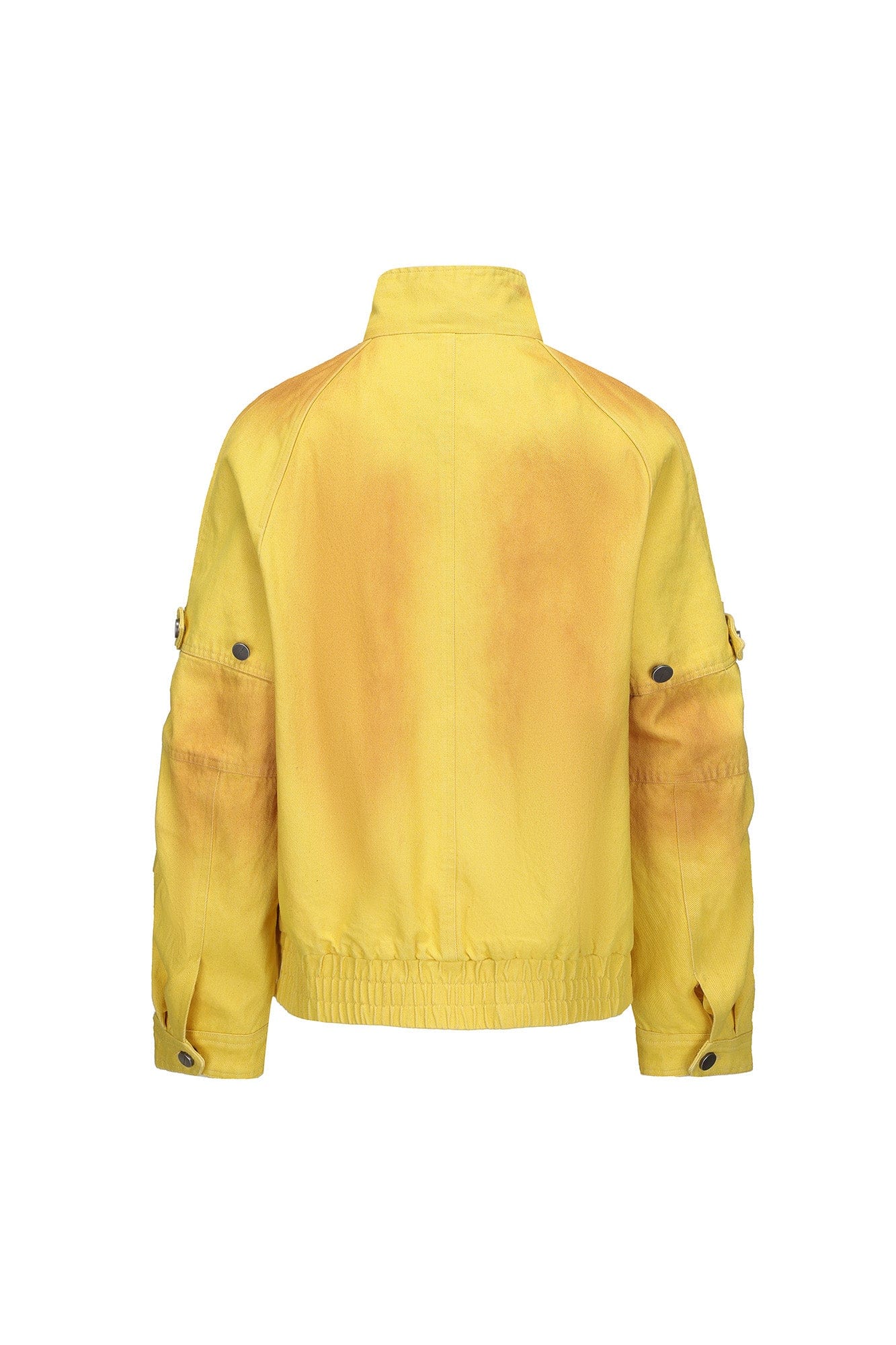 VANN VALRENCE Studded Gradient Stand Collar Oversized Jacket