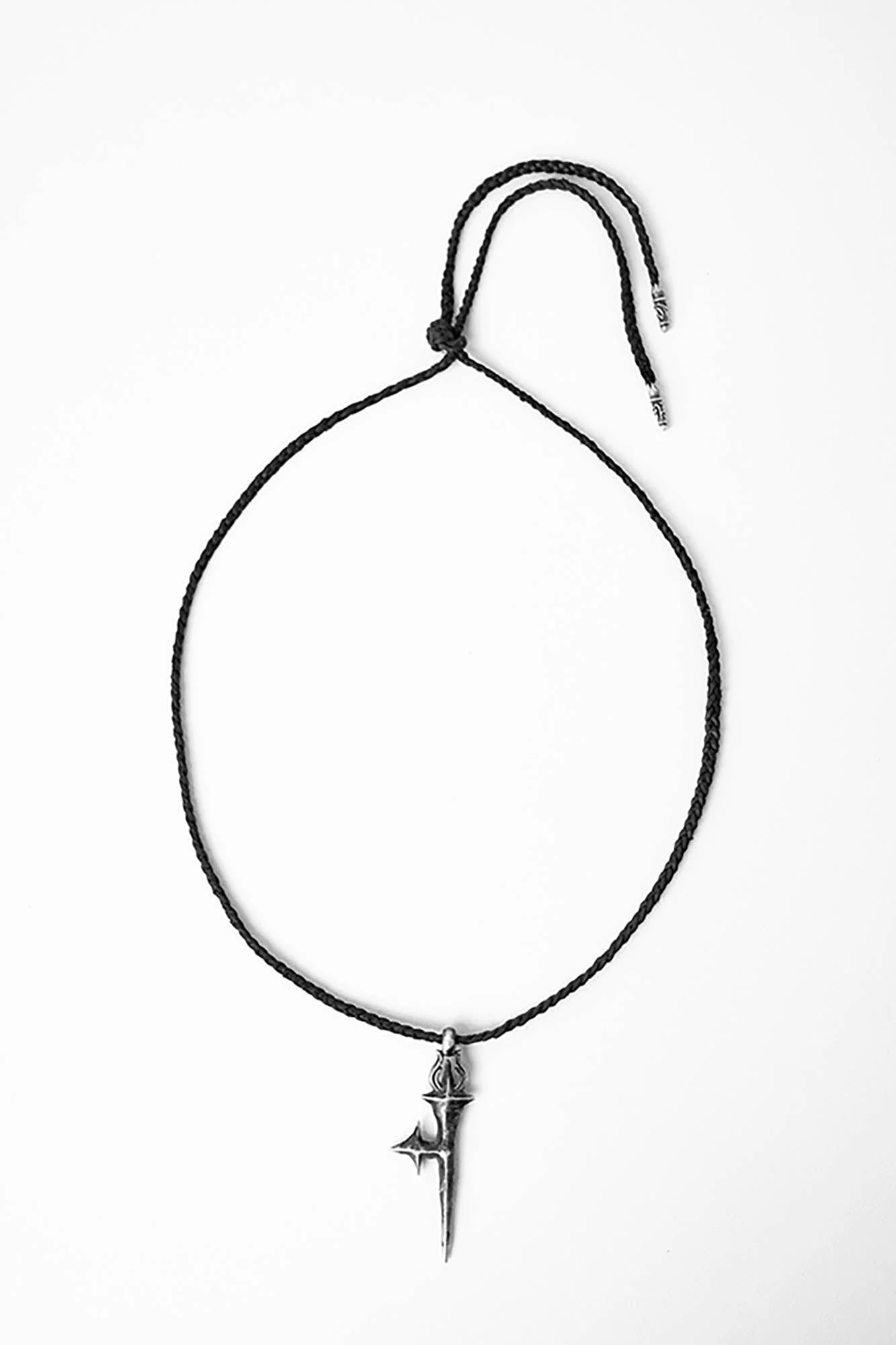 FLYERRER Cross-Star Braided Cord Necklace