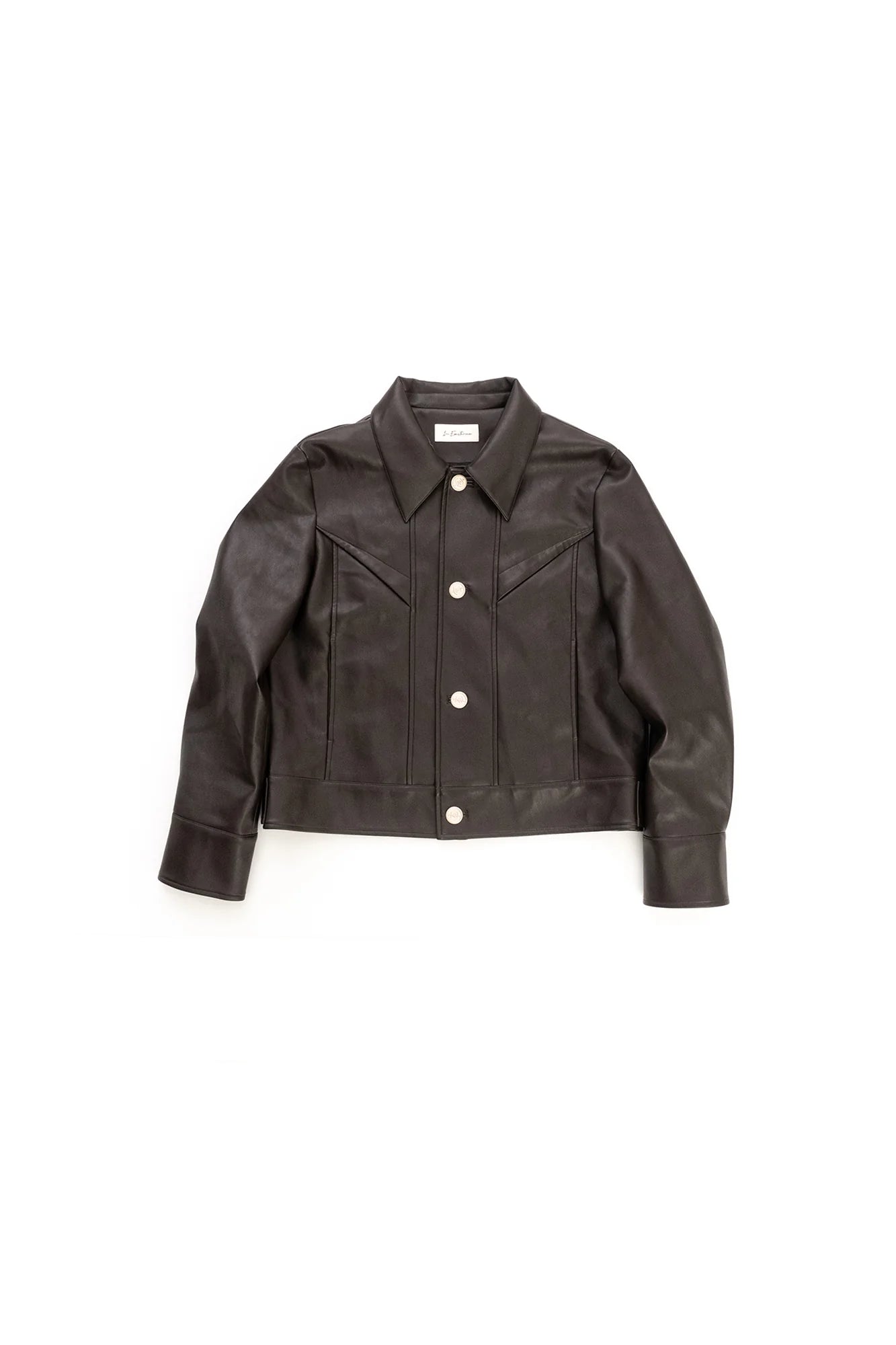 IN EXISTENCE Essential Paneled PU Jacket