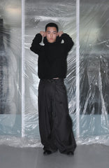 7440 37 1 Pleated Pinstripe Trousers