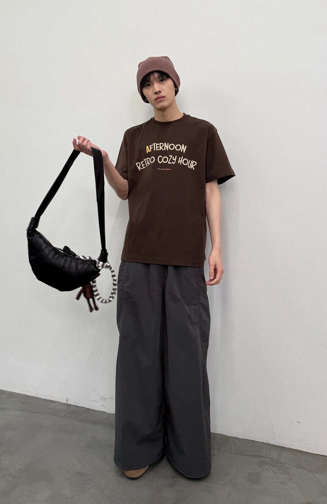 ROARINGWILD A ARCH Quick-Dry Wide-Leg Parachute Pants