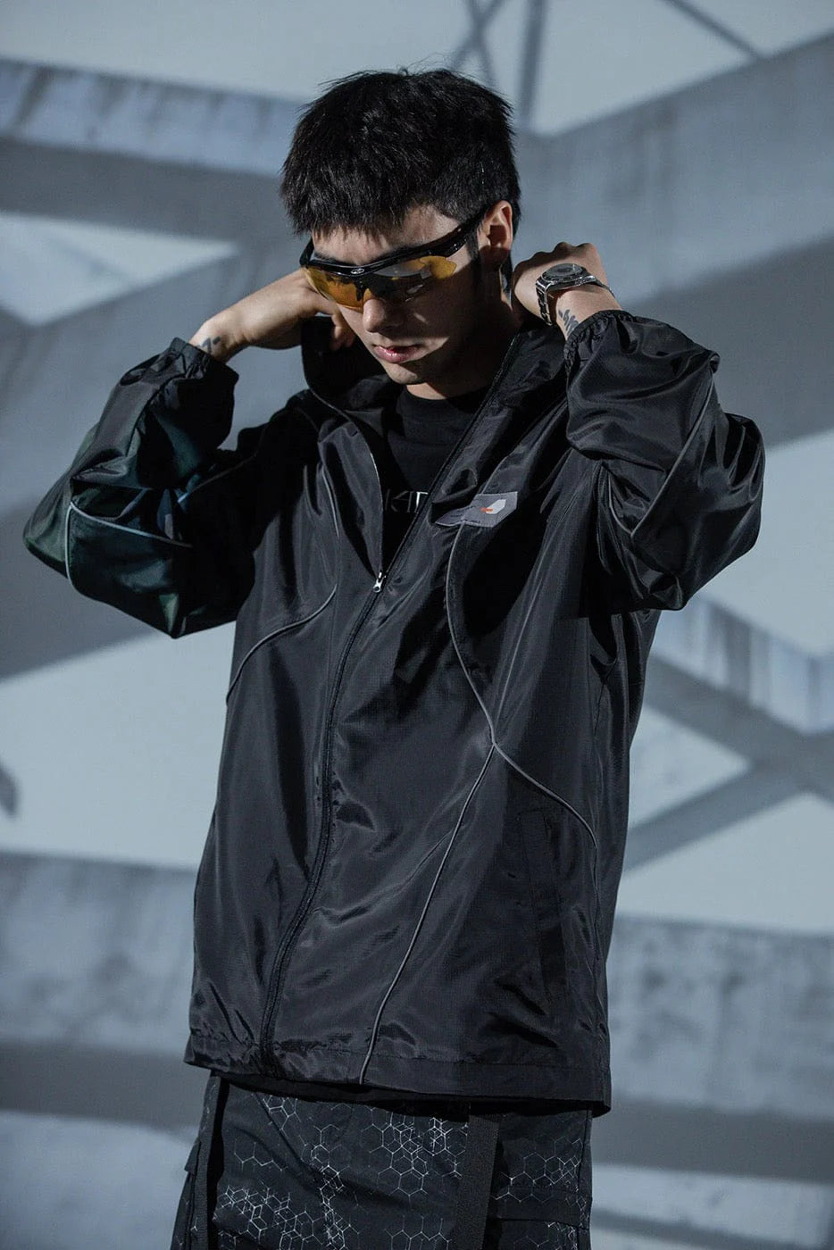 ENSHADOWER Modern Reflective Stripes Jacket