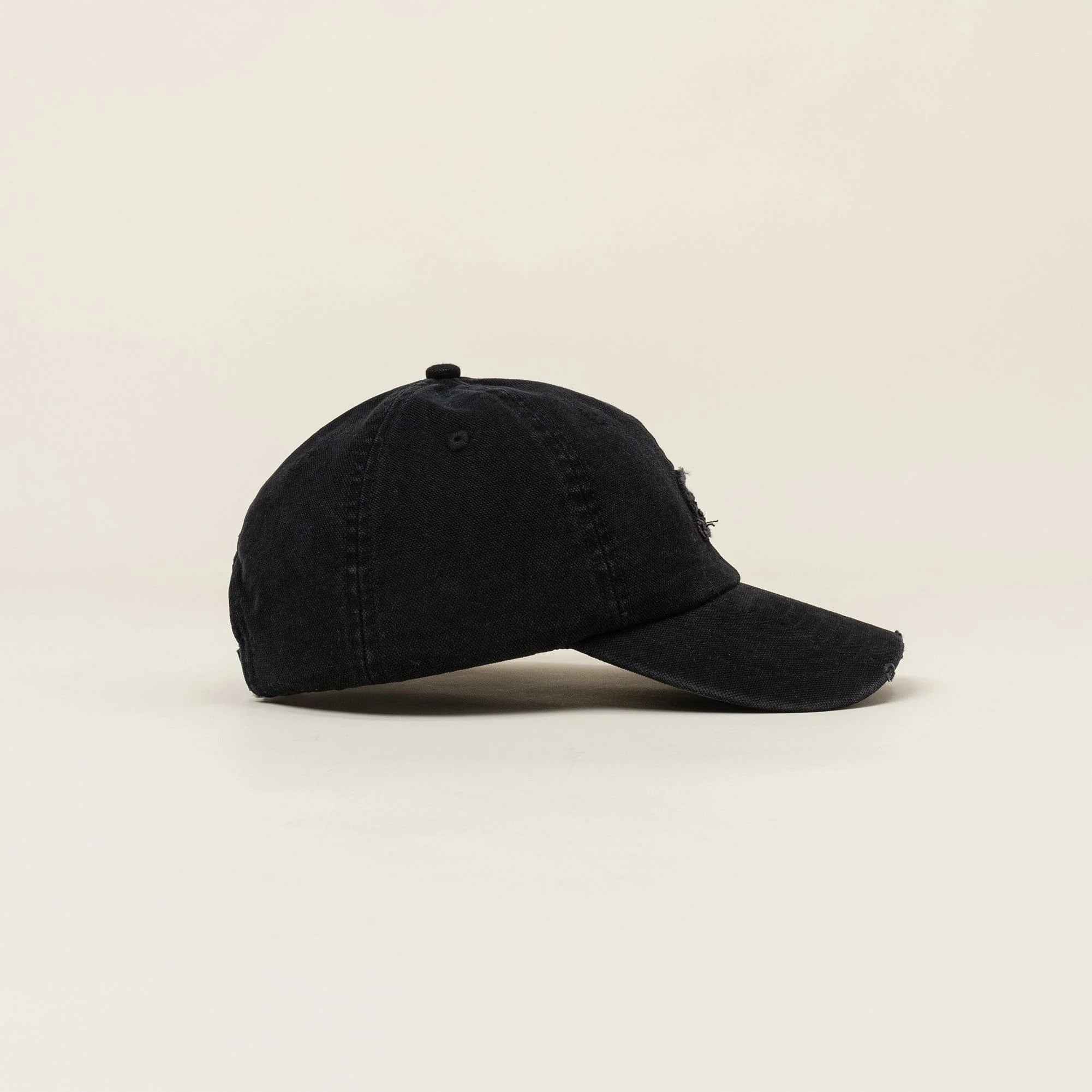 OPICLOTH Distressed LOGO Embroidered Cap
