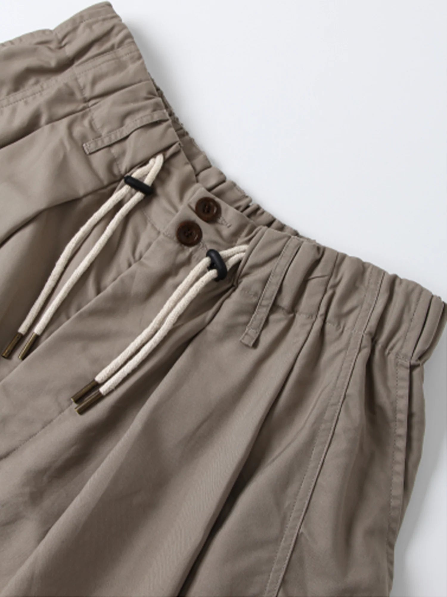 UNLIMITED MOTE Pleated Oversized Drawstring Balloon-Leg Pants