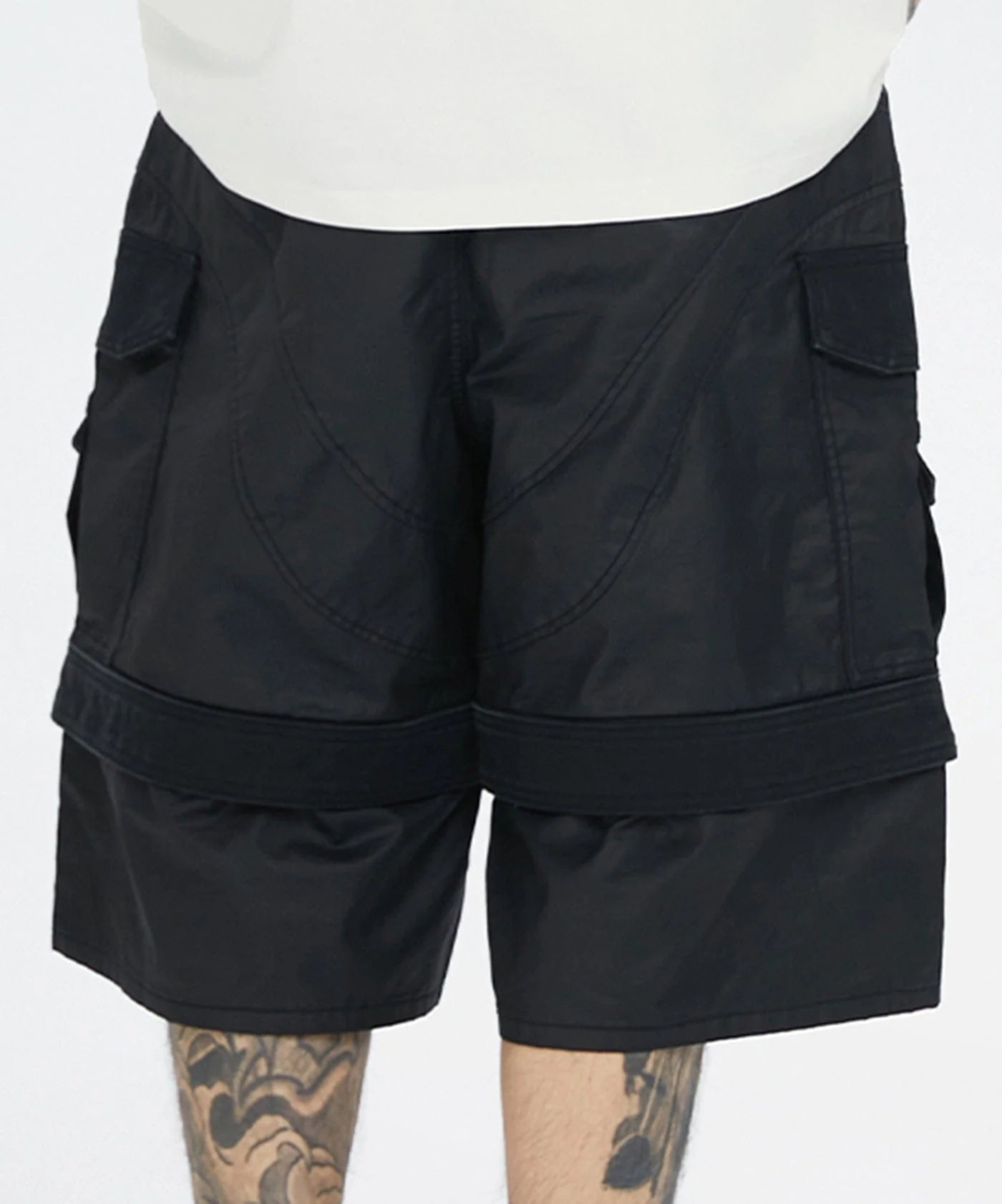 F2CE Spliced Big Pocket Waxed Shorts