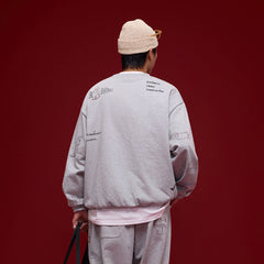 BANANA CLUB Classic Doodle Graphic Sweatshirt