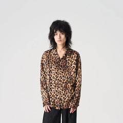 EPIC POETRY Leopard Cuban Shirt