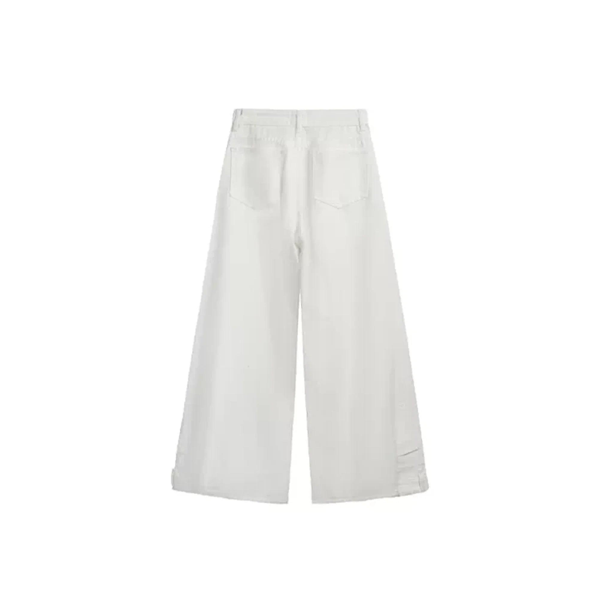 NOTHINGNESS WORLD Four-Stripe Wide-Leg Sweatpants