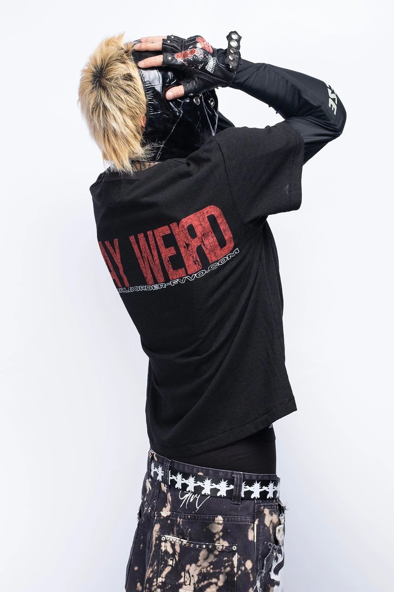 FVVO Stay Weird Graphic Punk T-Shirt