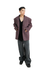 VANN VALRENCE Essential Padded Boxy Blazer