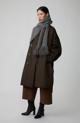 OPICLOTH Wool-Blend Fringed Shawl Scarf