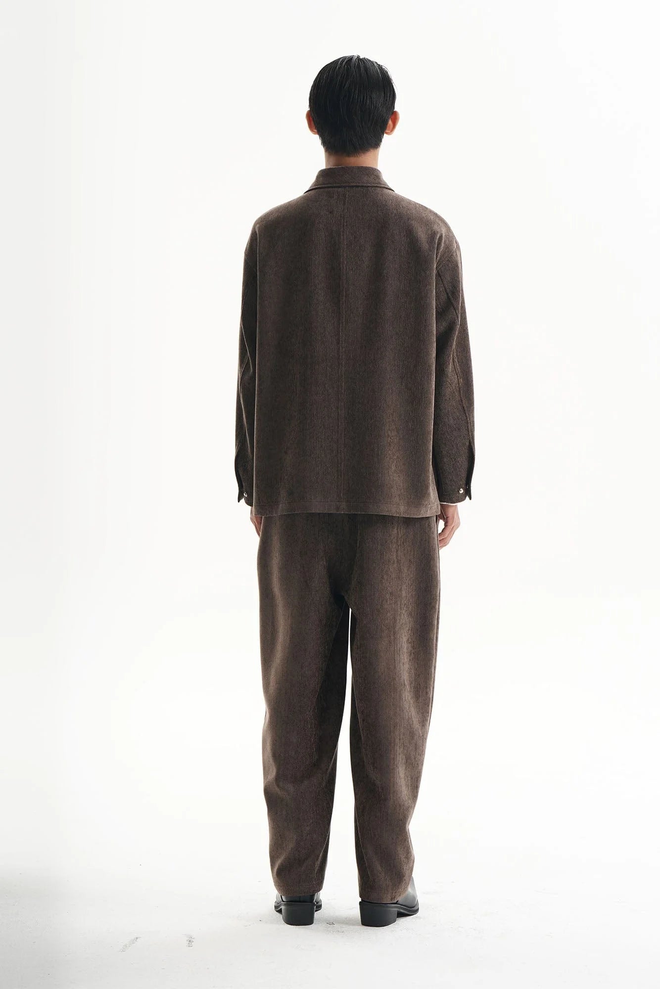 ORAL UTOPIA Pleated Oversized Tapered Pants