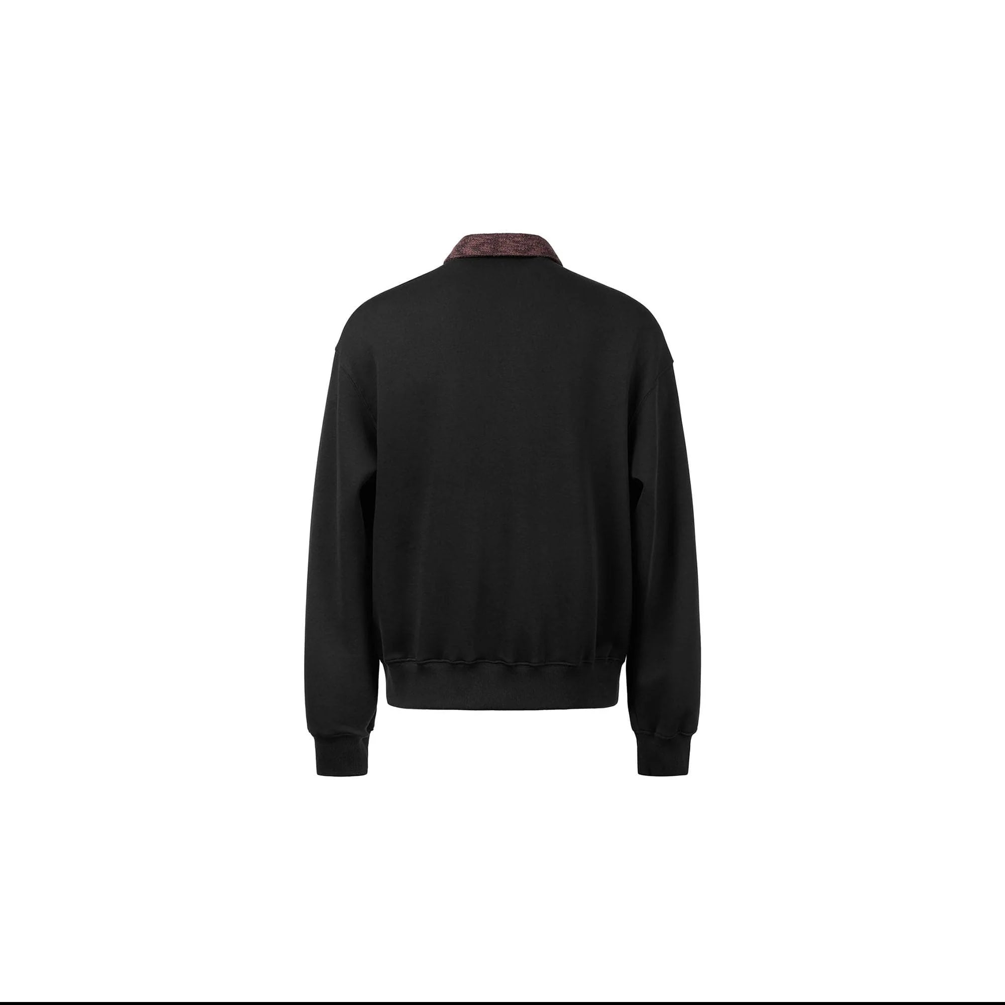 OKAYTHXBYE Flexweave Contrast Collar Sweatshirt